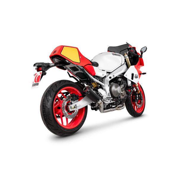 Scorpion Exhaust Yamaha XSR 900 GP 2024 - 2025 Red Power Full System Black Ceramic Coated Sleeve